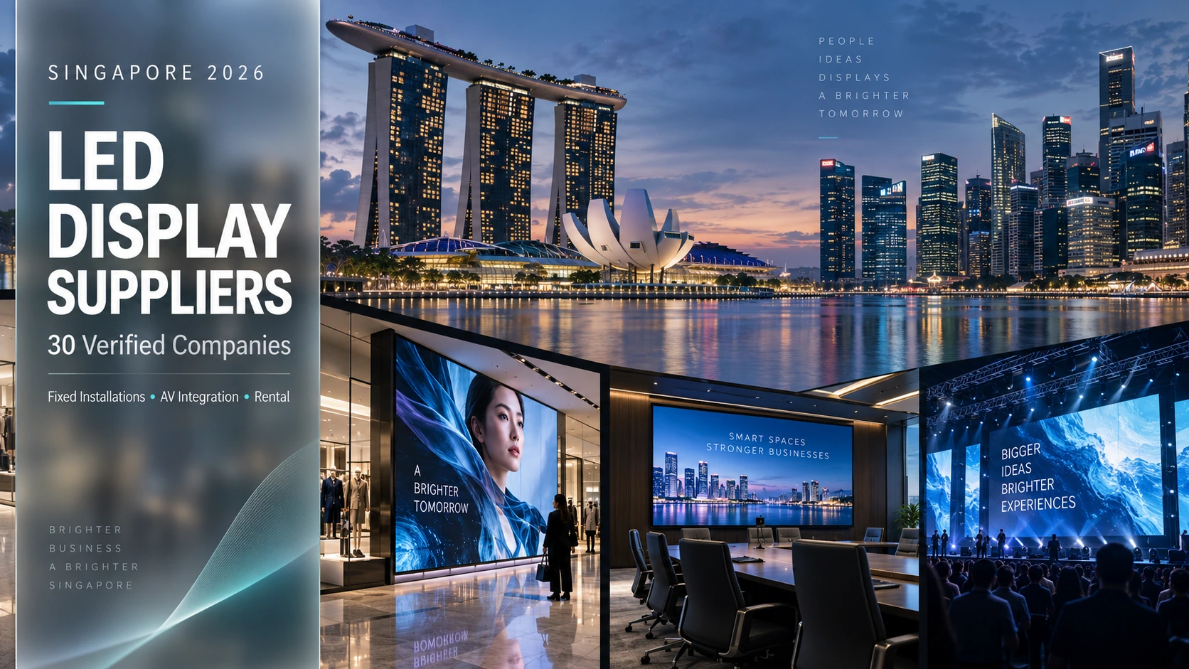 Singapore’s LED Display Market Across Retail AV Integration and Event Production