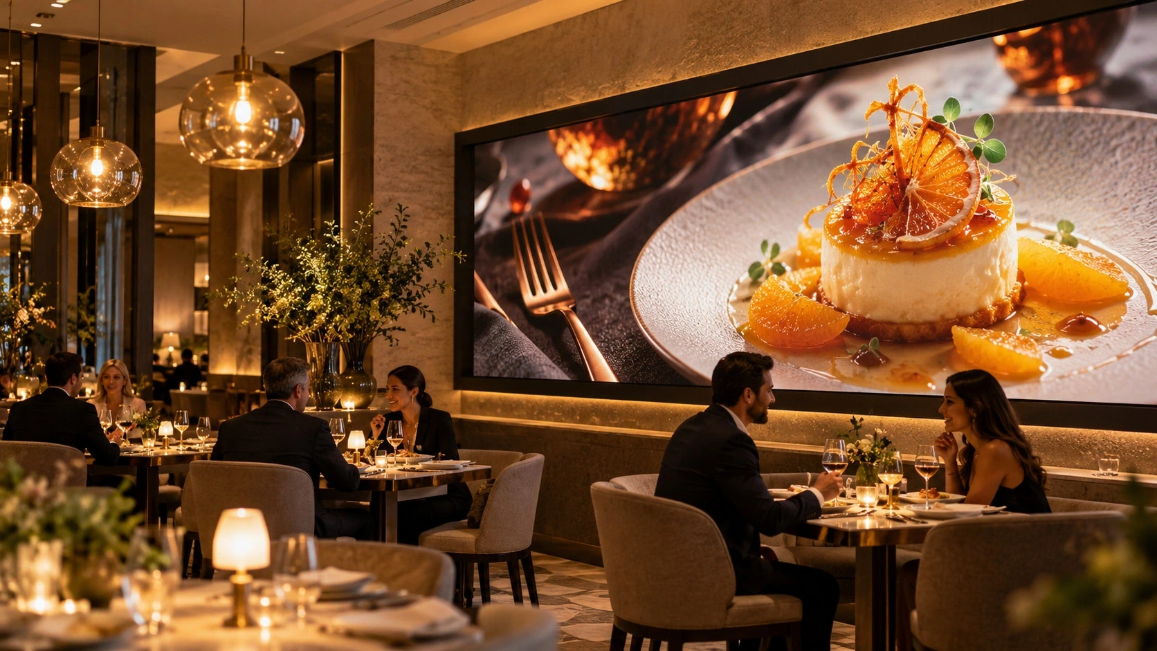 Hotels & Restaurants With Integrated LED Display