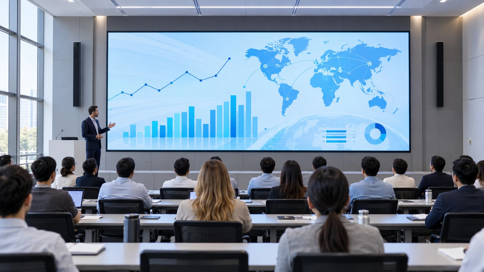 Meeting Rooms & Auditoriums With Integrated LED Display