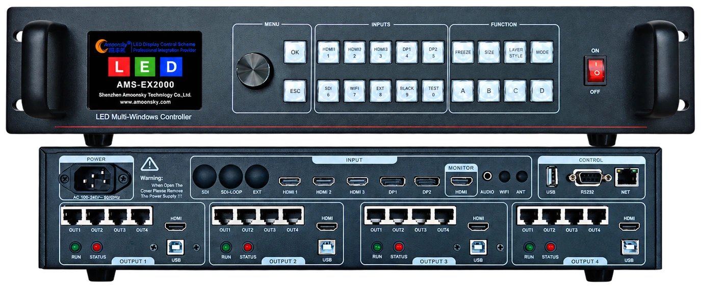 LED Video Controller EX2000 Complete Product View