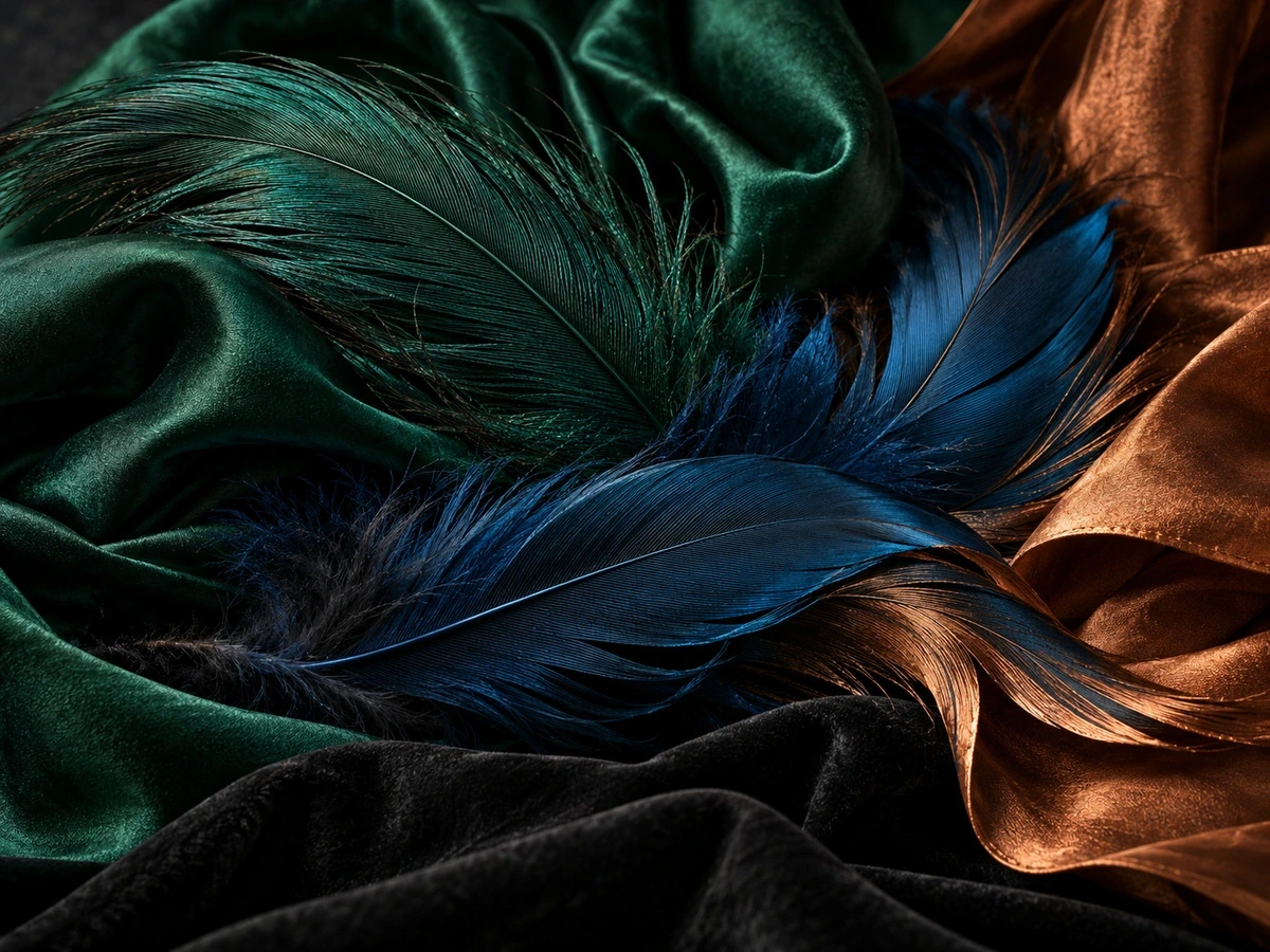 VS Brightness Adjustment Retaining Feather And Fabric Detail