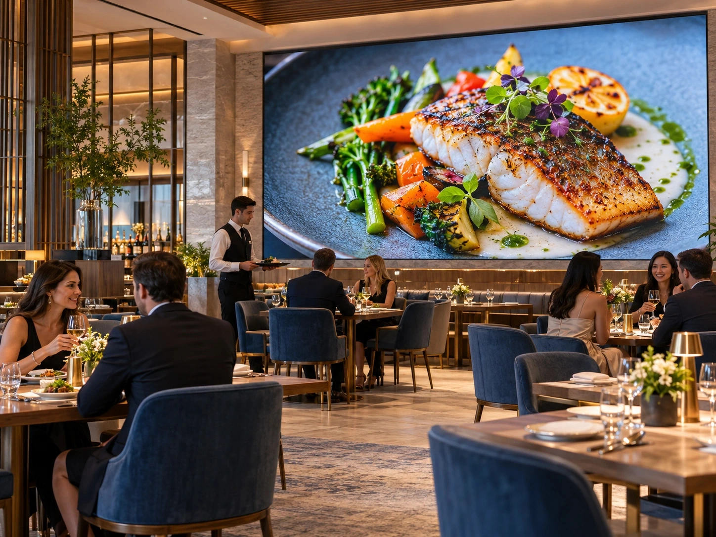 Hotel Restaurant LED Food Promotion