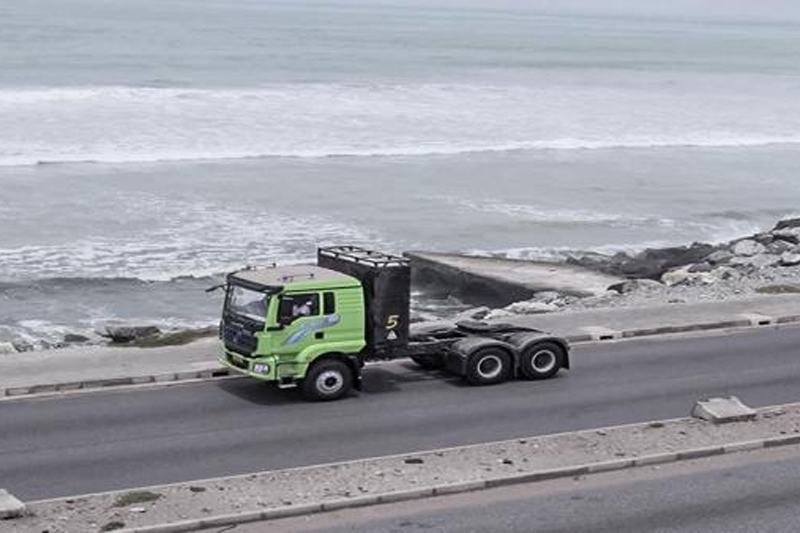 SHACMAN H3000e pioneers sc cement transportation in west africa into new energy era