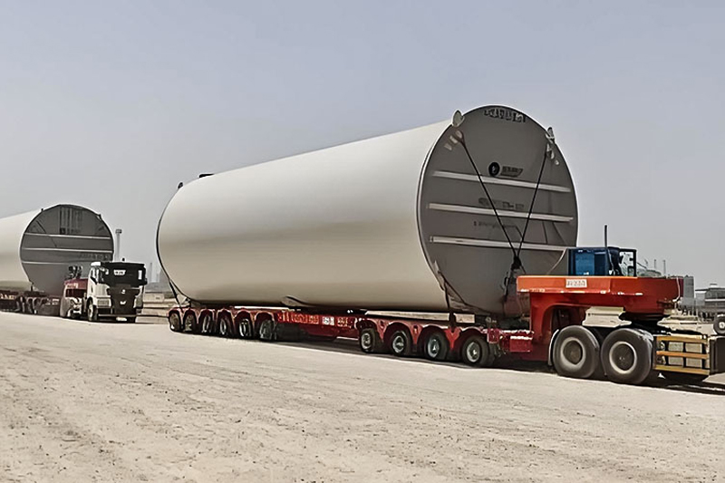 Desert wind chaser, hardcore escort — shacman x3000 enables super heavy transport miracle for saudi arabia's aga wind power project