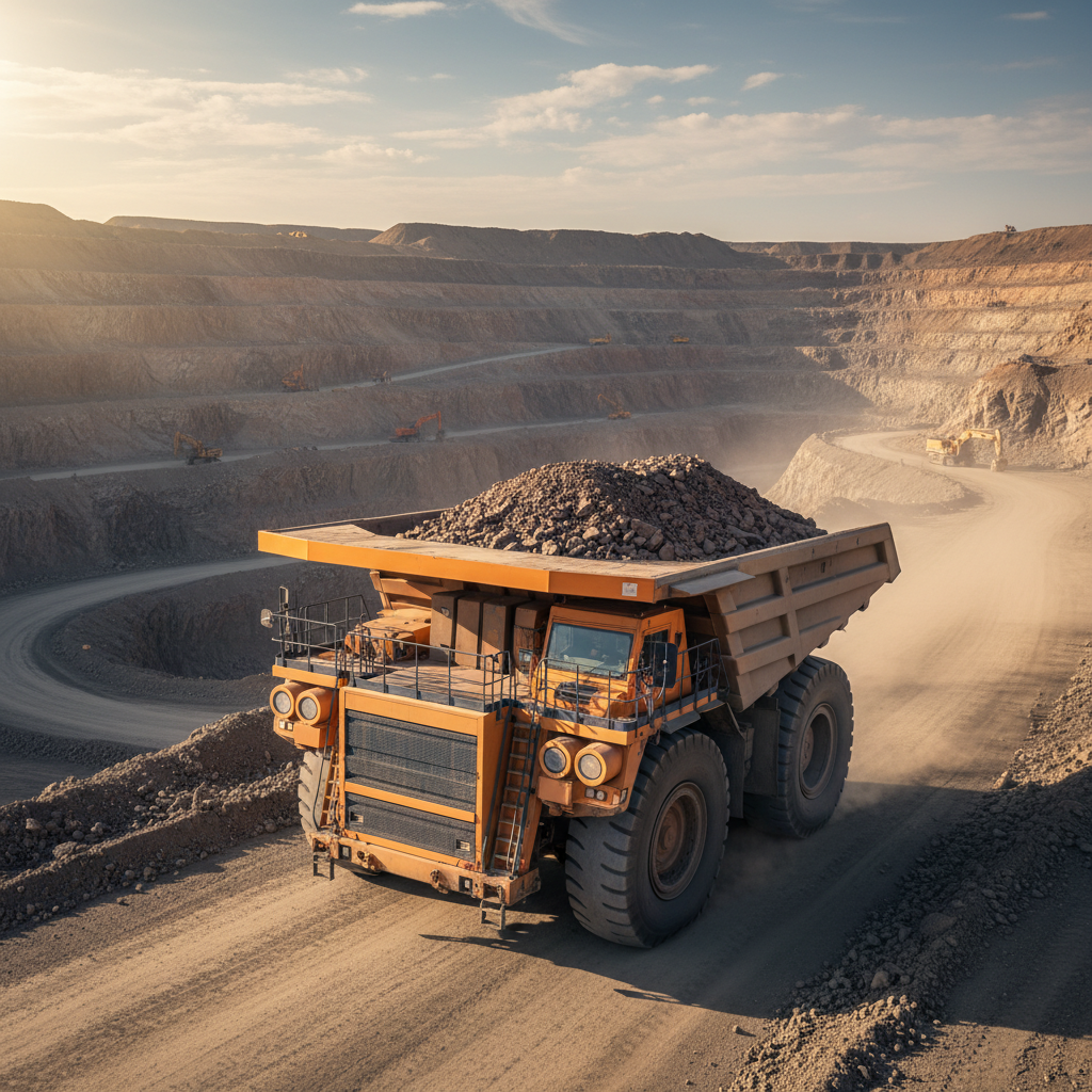 Heavy Duty Truck For Open-Pit Mining And Mineral Ore Haulage