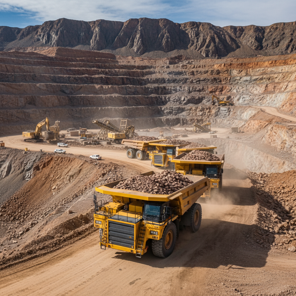 Tractor Trailers For Open-Pit Mining And Mineral Ore Haulage