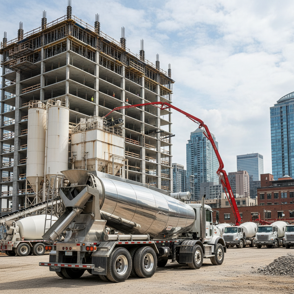 Cement Tanker For Urban Infrastructure And Commercial Ready-Mix Concrete Suppliers