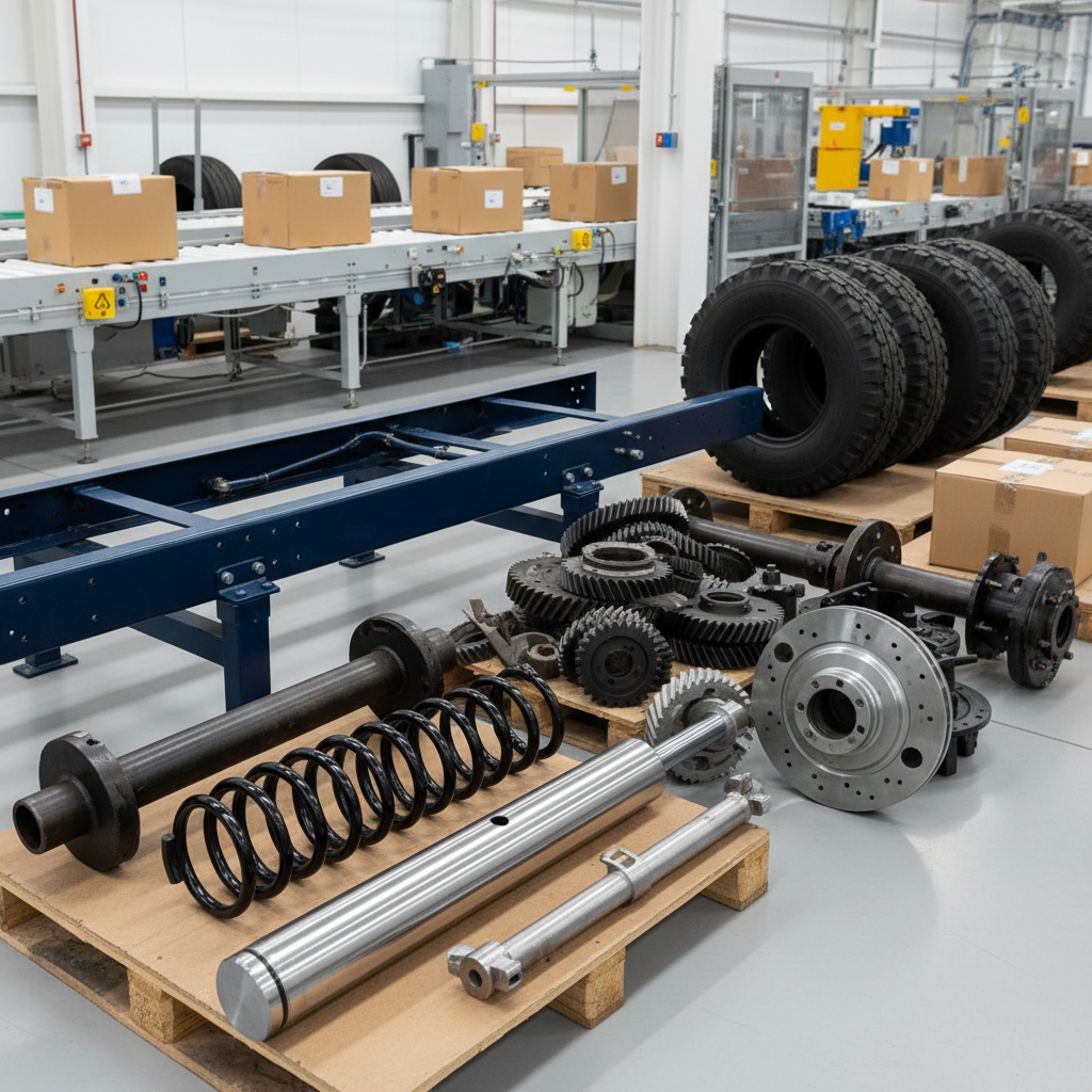 Dump Truck Parts For Intercity E-Commerce Courier And Parcel Delivery Services