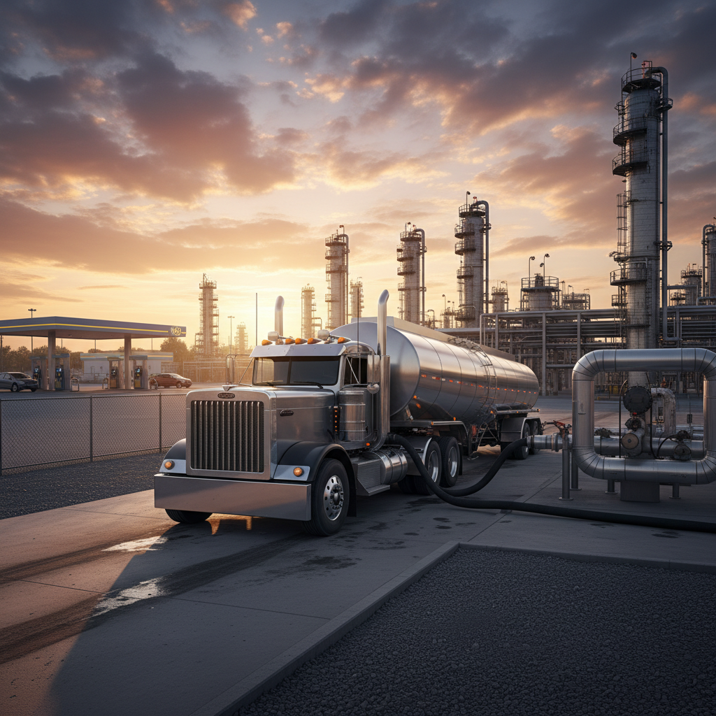 Tractor Truck For Oil Refinery And Gas Station Petroleum Replenishment
