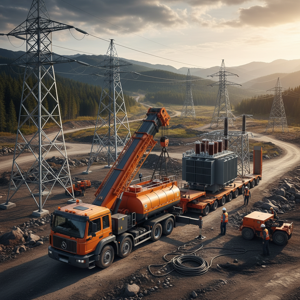 Tanker Tractor For Power Grid Construction And Heavy Equipment Hoisting