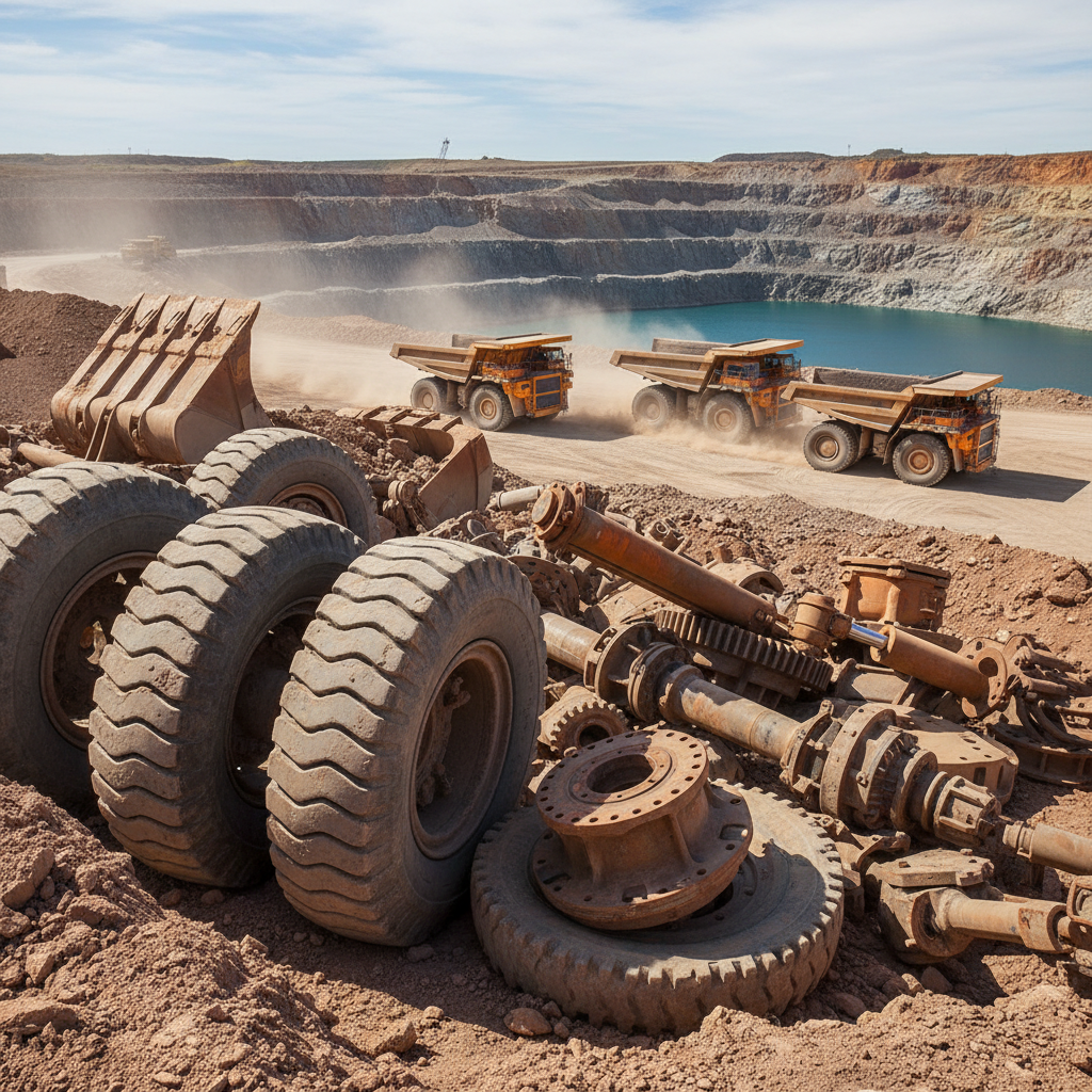 Truck Parts For Deep-Pit Earthmoving And Quarry Overburden Stripping