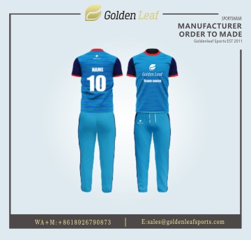 Sublimation Adult Cricket Sports Uniform Sets