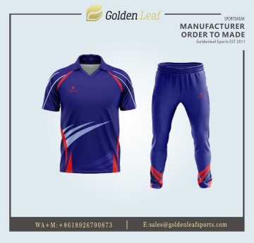 Customizable Cricket Uniform Kit With Sublimation