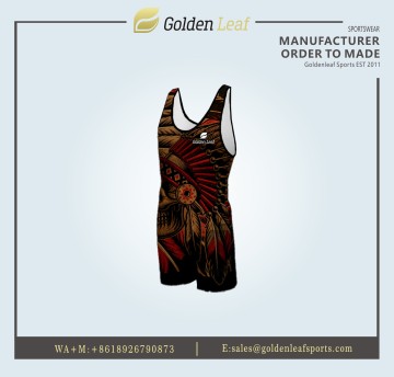 Customized teamwear comfortable wrestling uniform