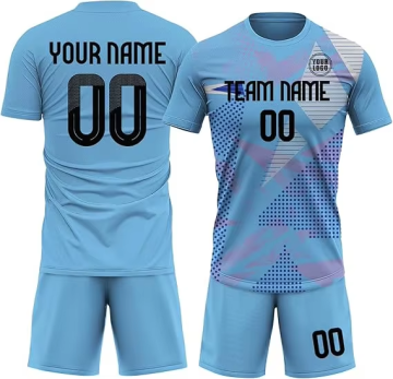 Custom Sublimation 100% Polyester Breathable Comfortable Soccer Jersey Uniform Sets