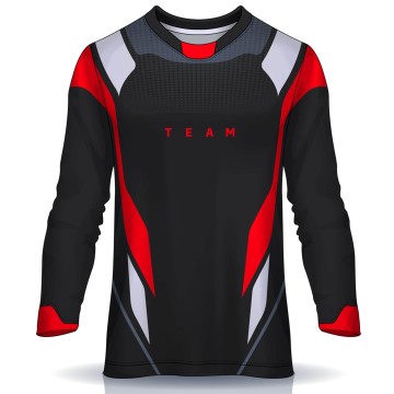 Racing Jersey Sublimation Long Sleeve Jersey Template Long Sleeve
