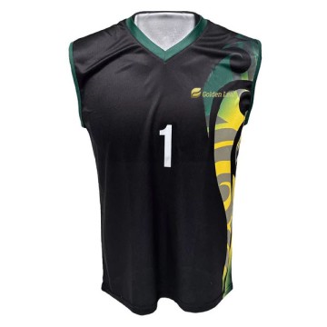 GoldenleafSports Full Sublimation Polyester Basketball Rev Jersey - Custom Team Uniform