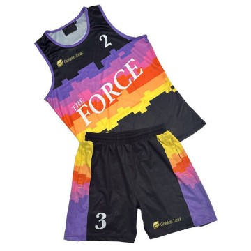 Moisture-Wicking Polyester Basketball Rev Jersey with Sublimation Graphics