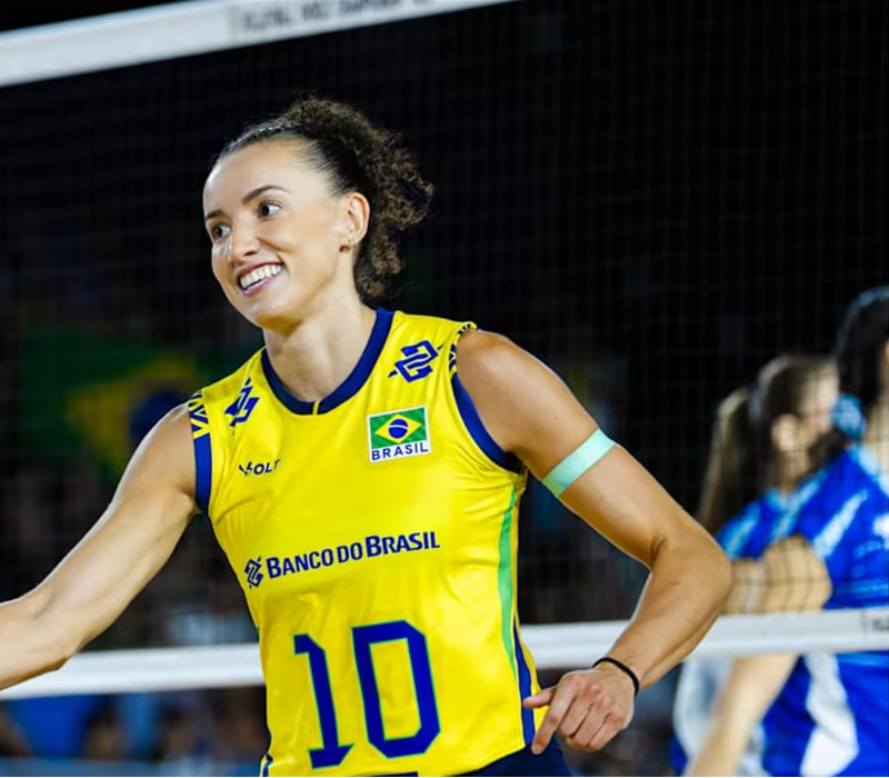 How Brazil’s Volleyball Superstar Captain Gabi Nurtures the Next Generation of Players