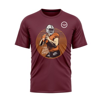 Wholesale Custom Logo Print 100% Polyester High Quality Unisex T-shirts