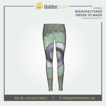 Women Sublimation Printed High Waist Compression Yoga Leggings