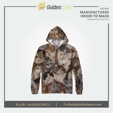 100% Polyester High Quality Custom Men Hoodie