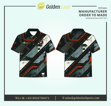 Sublimation Polo Shirt - Customizable & Vibrant Design Options