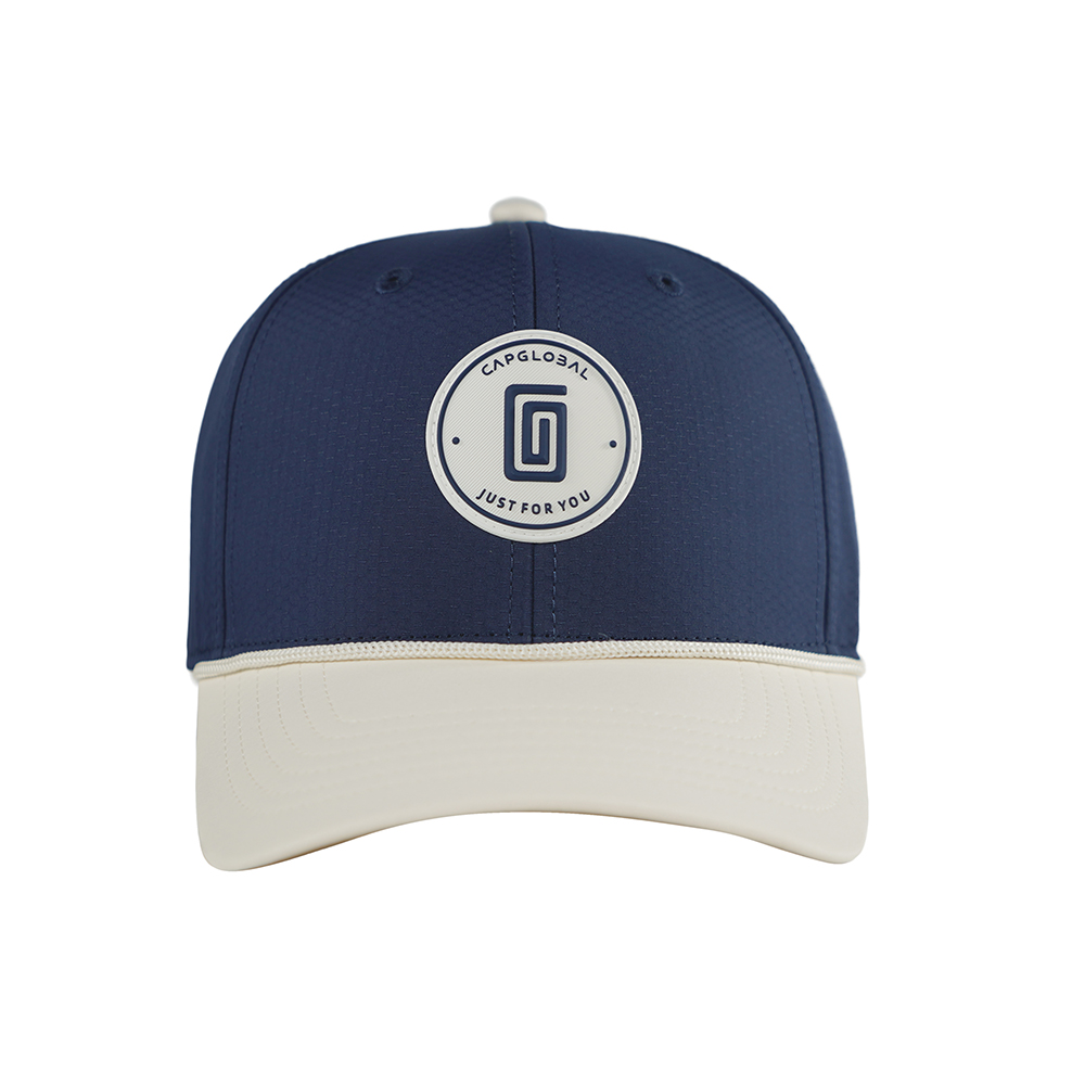 CAPGLOBAL Chemically Recycled Fabric Badge Baseball Cap (4).jpg