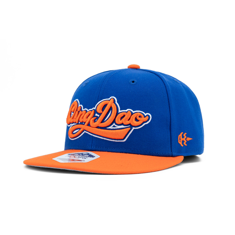 SJLAB City Series | Qingdao Themed HOOPS Flat Visor Hard-Top Baseball Cap CITY OF SAIL · QINGDAO