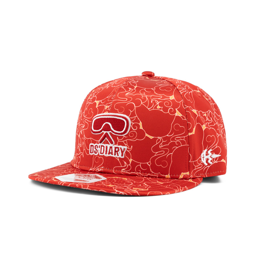 SJLAB × DS’DIARY Collaborative Series HOOPS Full-Closure Flat Visor Trendy Baseball Cap (2).jpg