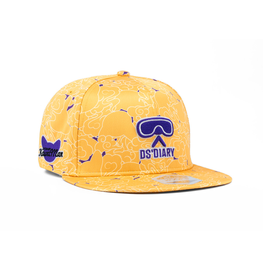 SJLAB × DS’DIARY Collaborative Series HOOPS Full-Closure Flat Visor Trendy Baseball Cap (5).jpg
