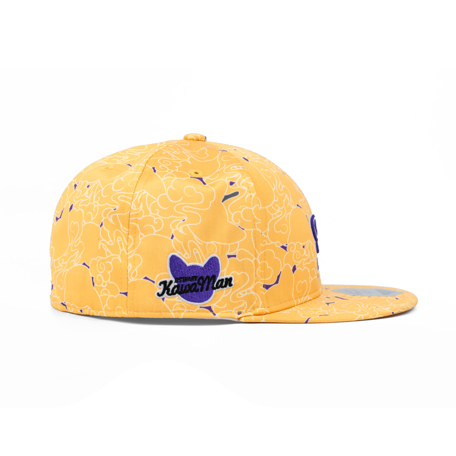 SJLAB × DS’DIARY Collaborative Series HOOPS Full-Closure Flat Visor Trendy Baseball Cap (8).jpg
