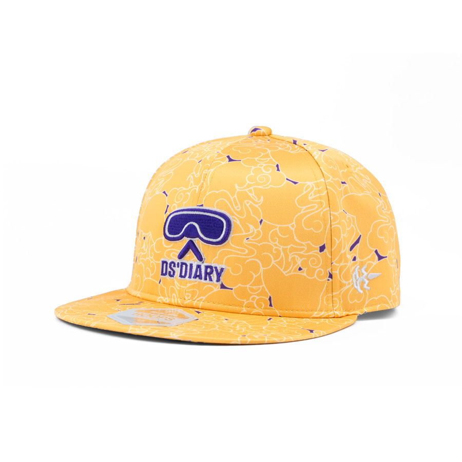 SJLAB × DS’DIARY Collaborative Series HOOPS Full-Closure Flat Visor Trendy Baseball Cap (9).jpg