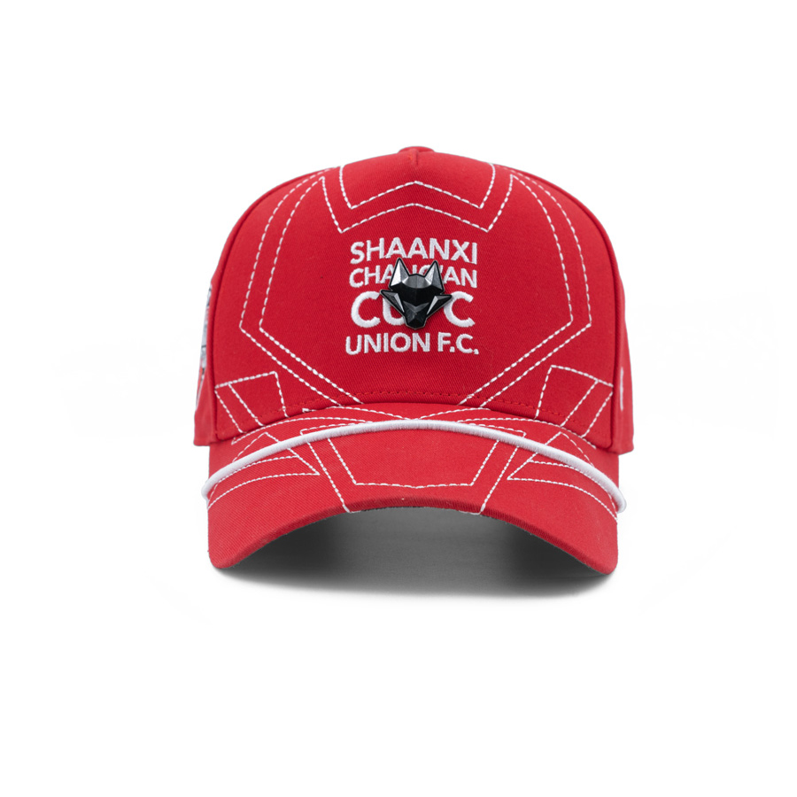 SJLAB × Shaanxi United MANDARIN High-Crown Heavy-Duty Baseball Cap (10).jpg