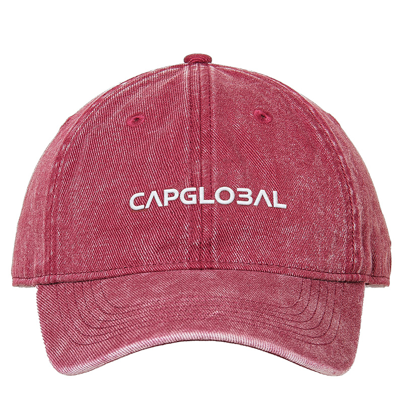 CAPGLOBAL Mottled Washed Twill Cotton Baseball Cap