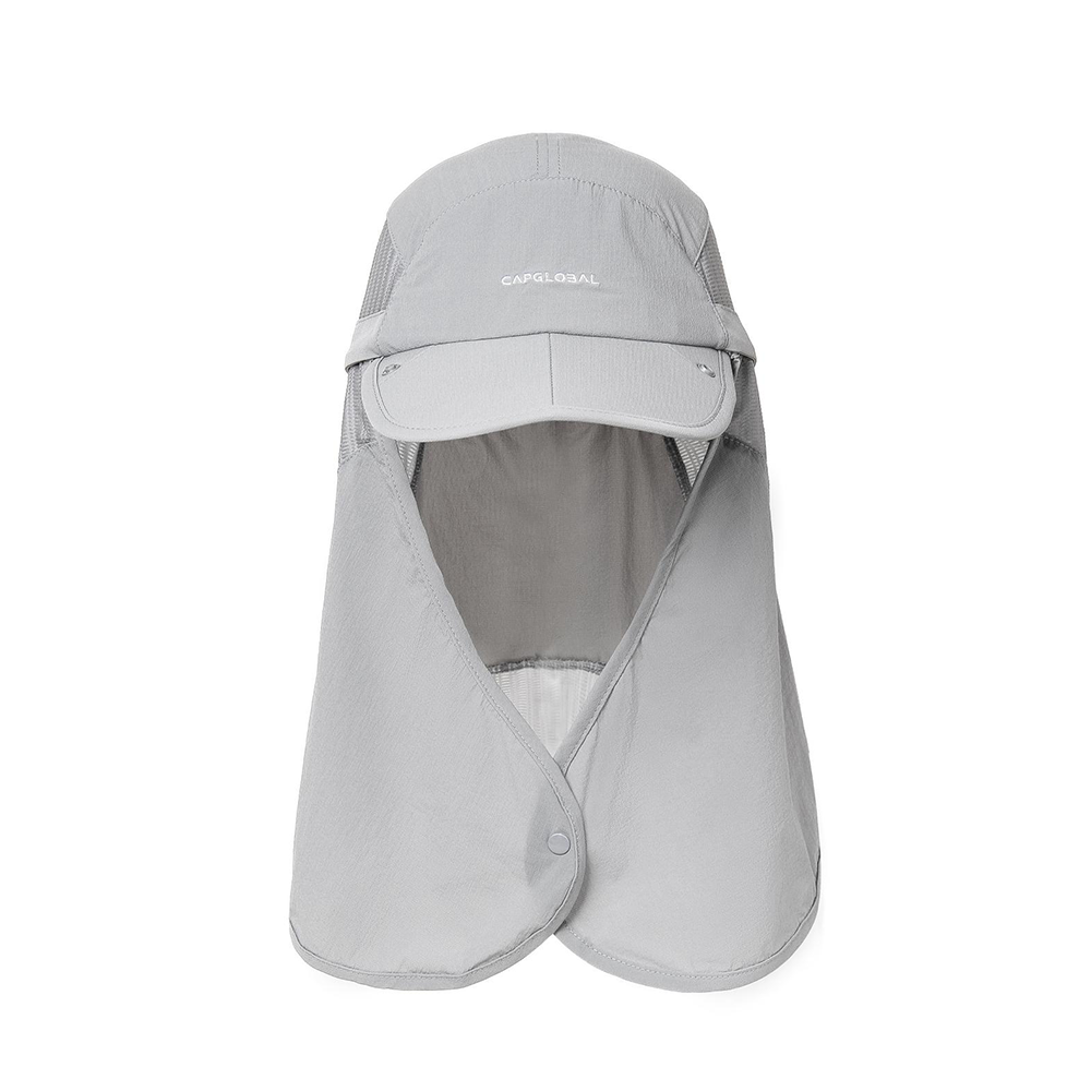 CAPGLOBAL Detachable Neck Protection Foldable Sun Hat