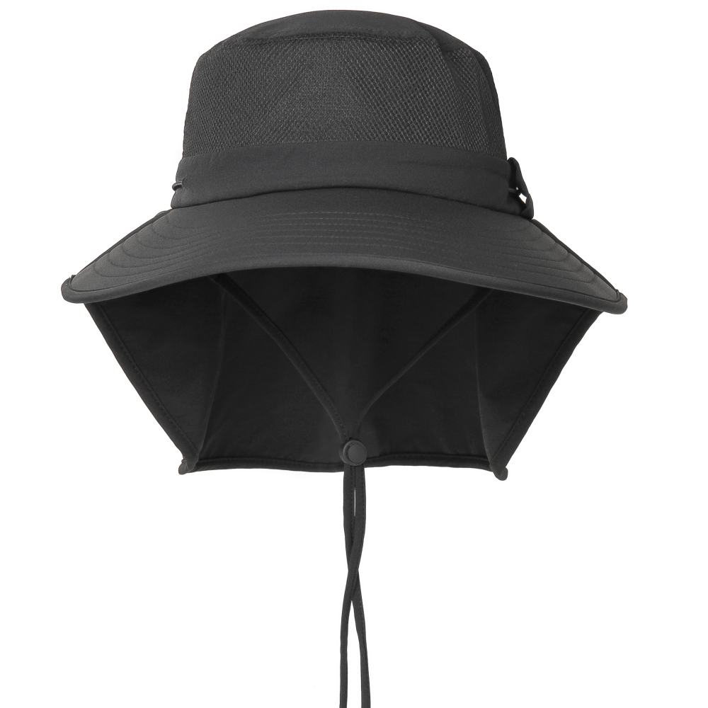 CAPGLOBAL Breathable UV Protection Neck Flap Bucket Hat