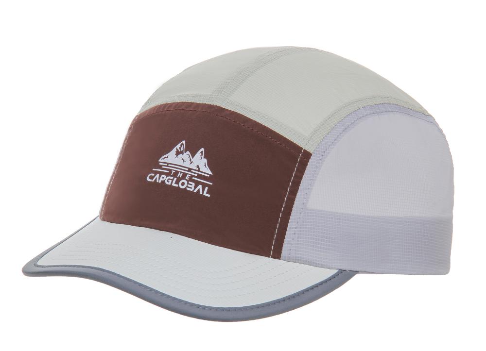 CAPGLOBAL Outdoor Color-Block Plaid 5-Panel Cap