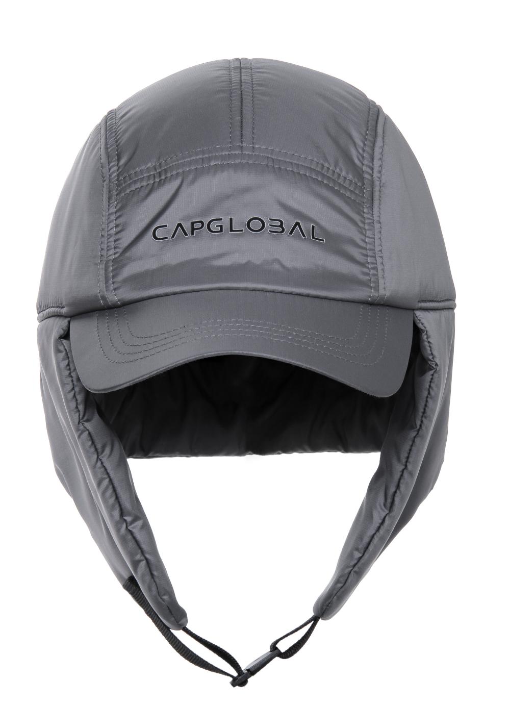 CAPGLOBAL Recycled Polyester Warm Earflap Baseball Cap