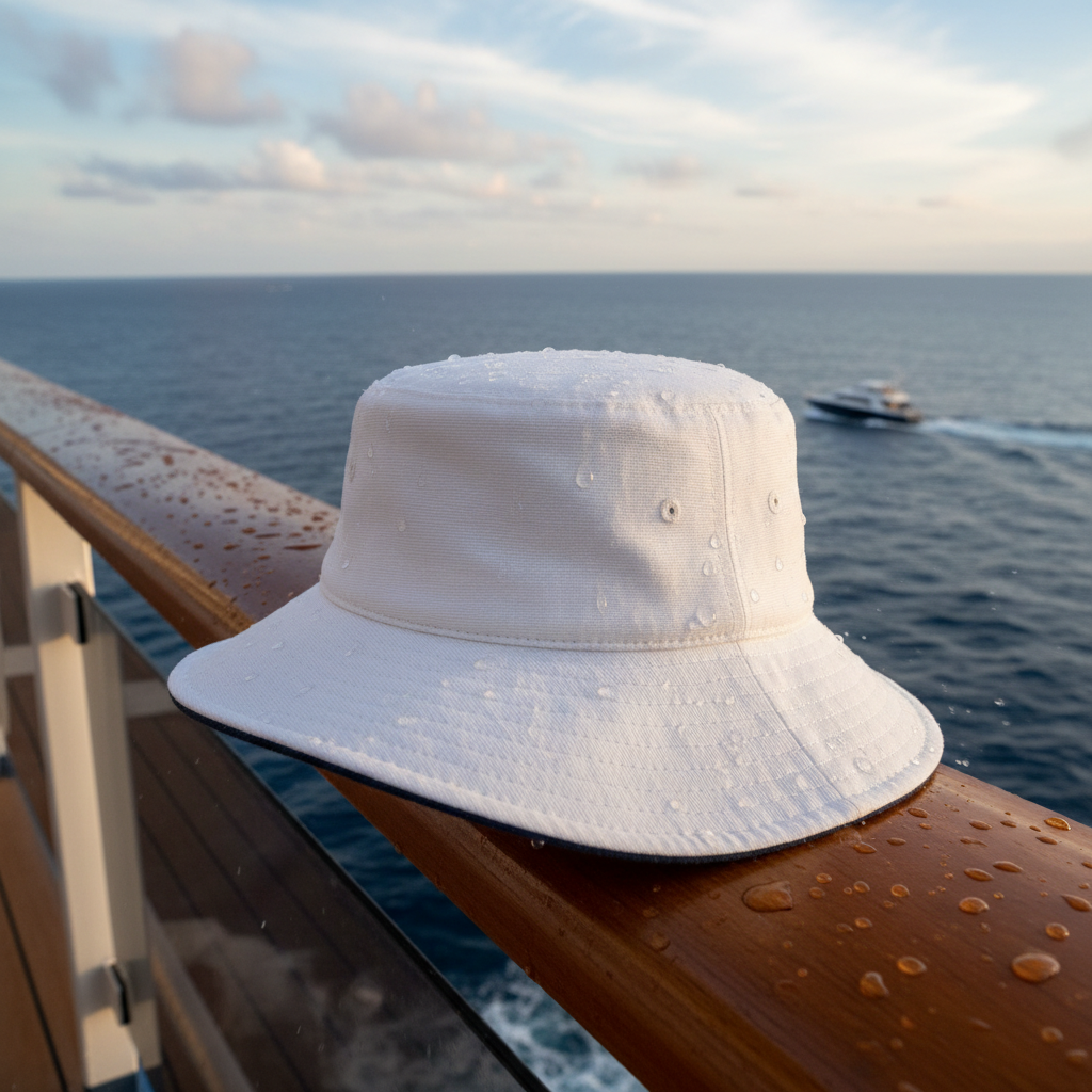 Rain Bucket Hat For Boating And Luxury Cruises