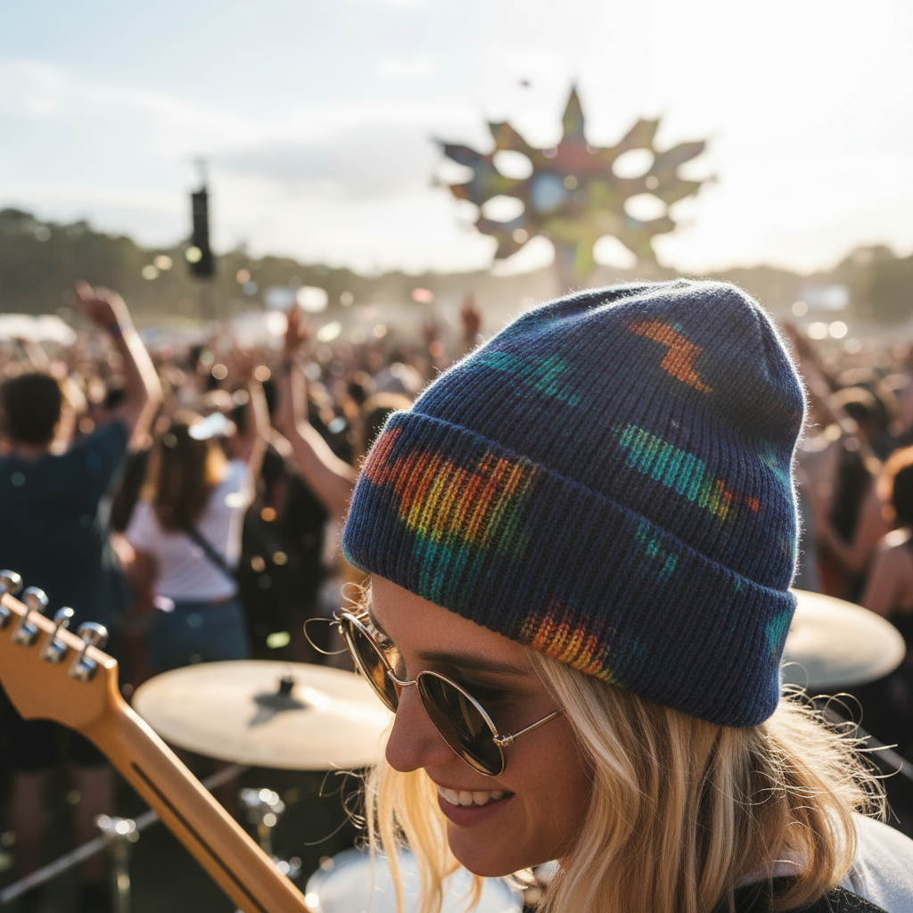 Beanie Short For Music Festivals And Outdoor Concerts