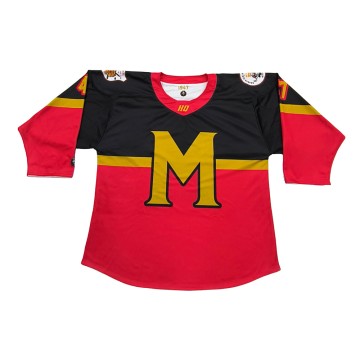 100% Polyester Long Sleeves Sublimation Reversible Hockey Jersey Uniform Cheap Practice Custom High Quality  League/Team Ice Hockey Jerseys