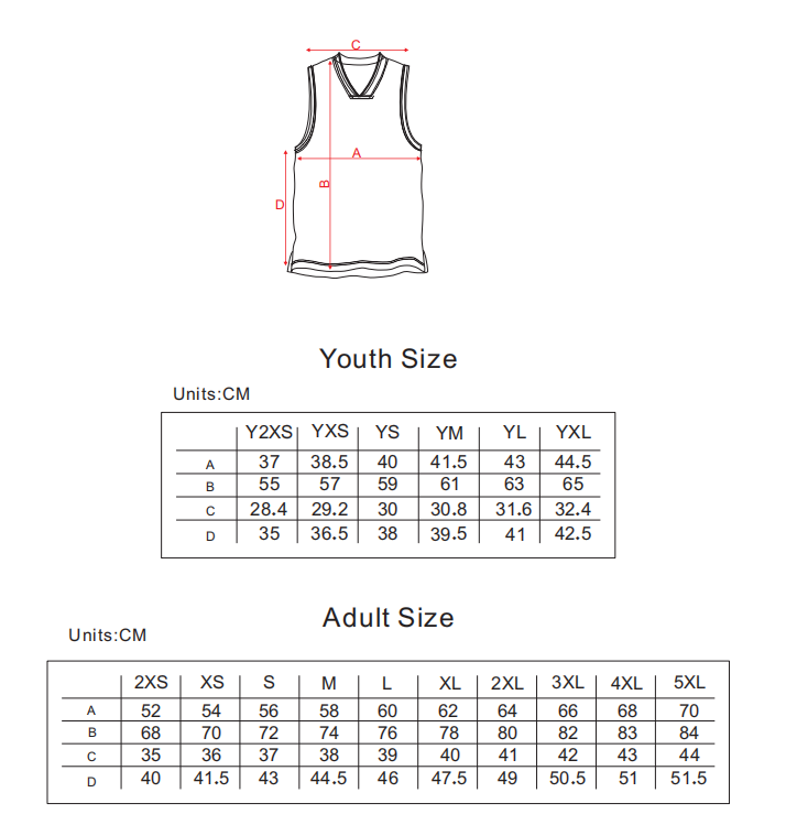 maillot de basket-ball