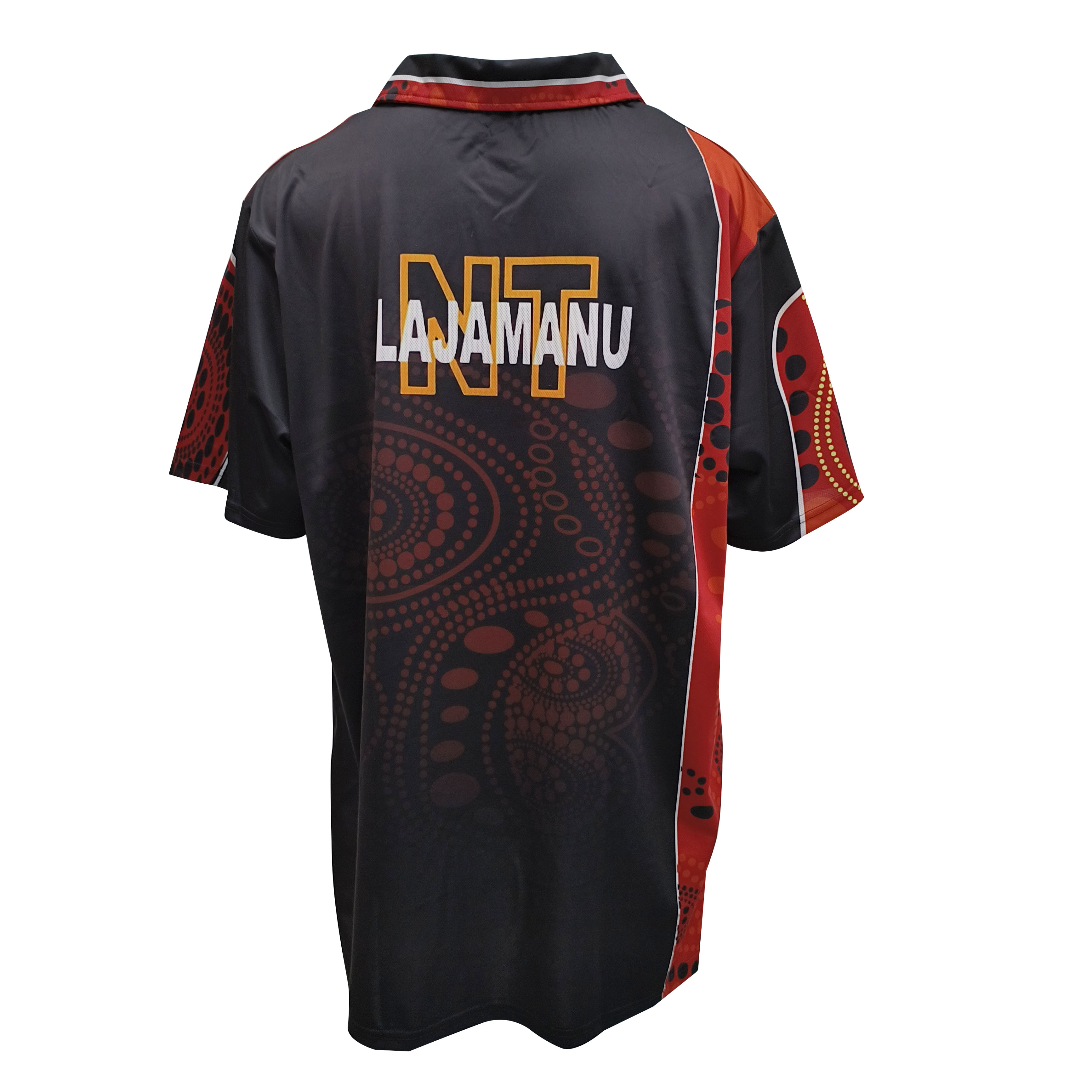 Polo homme impression par sublimation intégrale, design et logo personnalisés, tissu respirant en fibre de charbon de bambou, coupe sèche - 1
