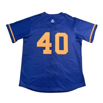 Classic Blue Orange Browns Baseball Jersey