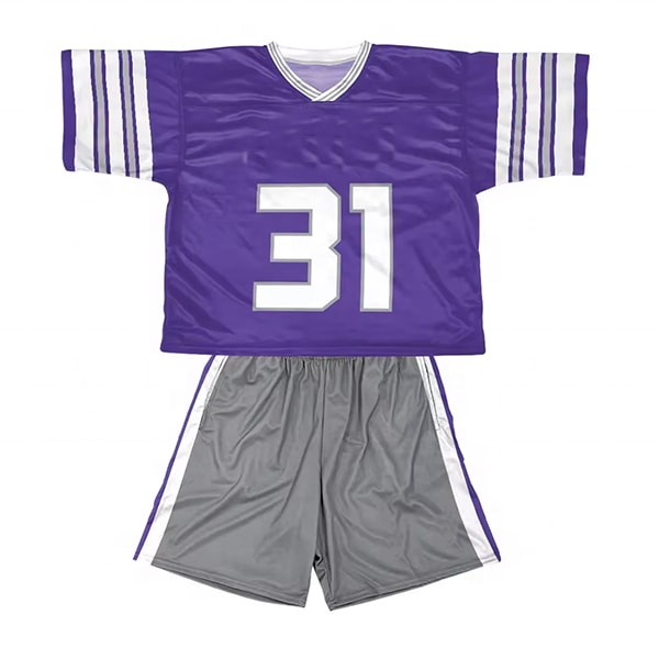 Uniforme de crosse classique marron et blanc (1)