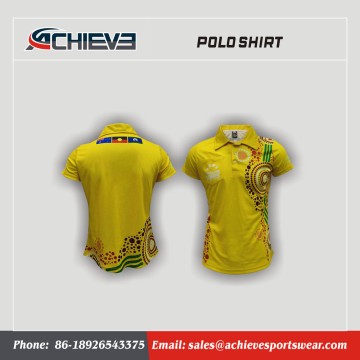 Cricket Polo Shirts Sublimation Cricket T-Shirt Club Teamwear