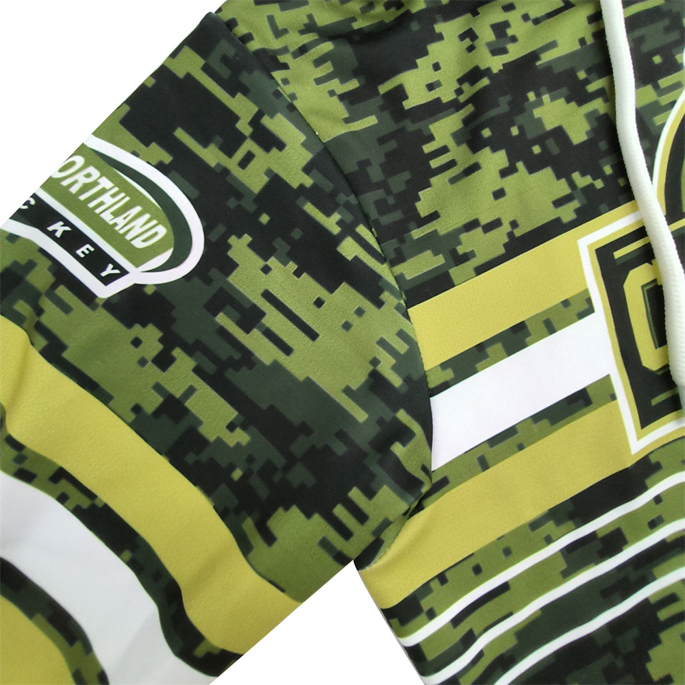 Sweat à capuche camouflage personnalisé 04