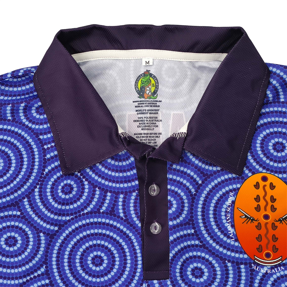 Custom Dye Sublimation Printing Mens Polo 01