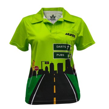 Custom Factory Price Manufacturer Supplier Sublimation Women Green Polo